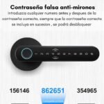 Cerradura Smart Inteligente Wifi Huella Código - Image 2